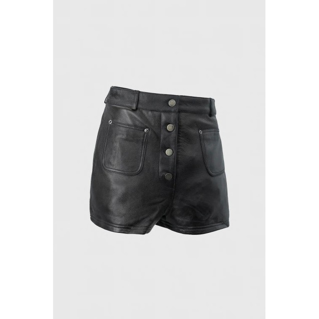 Maleni Women's Leather Shorts